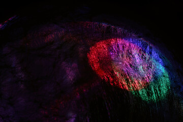 Poster - Beautiful abstract web light pastel magic. Background pattern for design. Macro photography view.