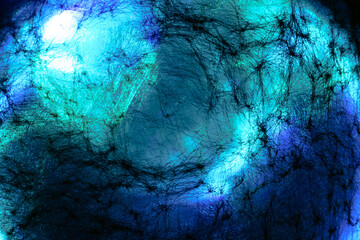 Poster - Beautiful abstract web light pastel magic. Background pattern for design. Macro photography view.