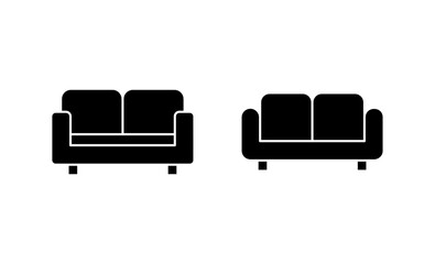 Wall Mural - Sofa icon vector. sofa sign and symbol. furniture icon