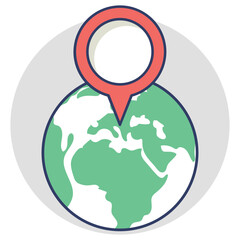 Sticker - Global Location 