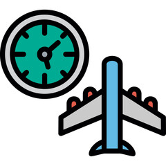 Poster - Jet Lag Icon