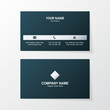 © HusnainJaved - Modern Creative Business Card Design, Black and White Visiting Card Template