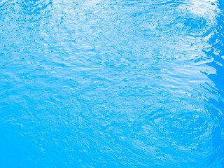 Wall Mural - blue ripped water in swimming pool. abstract water swimming pool texture and surface water on pool a