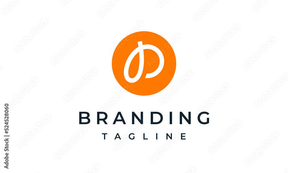 Vector Letter P Logo Symbol Stock Vector | Adobe Stock