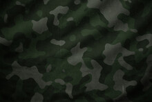 Realistic Military Tarp Camouflage Texture, Army Camo Background
