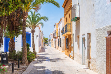 Cityscape from Tabarca Island (Alicante, Spain)