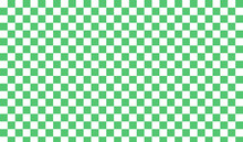 Zombie Green Color And White Color Checkered Background Card.