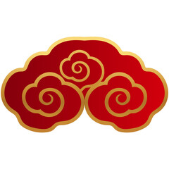 Sticker - chinese cloud