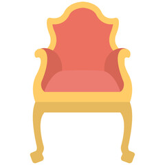 Sticker - Antique Wooden Chair 