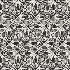  classic geometric flora ornament pattern background
