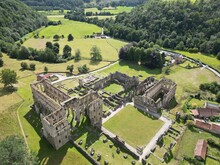 Rievaulx Abbey Ree-VOH Was A Cistercian Abbey In Rievaulx, Situated Near Helmsley In The North York Moors National Park, North Yorkshire, England