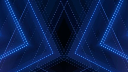 Wall Mural - abstract blue gradient color wave neon transition background.