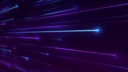 Wall Mural - abstract speed laser data technology. light glowing neon lines background. video ultra 4k