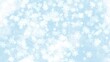 © NARANAT STUDIO - Background white Snow flake on Blue Background in Christmas holiday