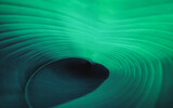 Fototapeta Perspektywa 3d - green spiral