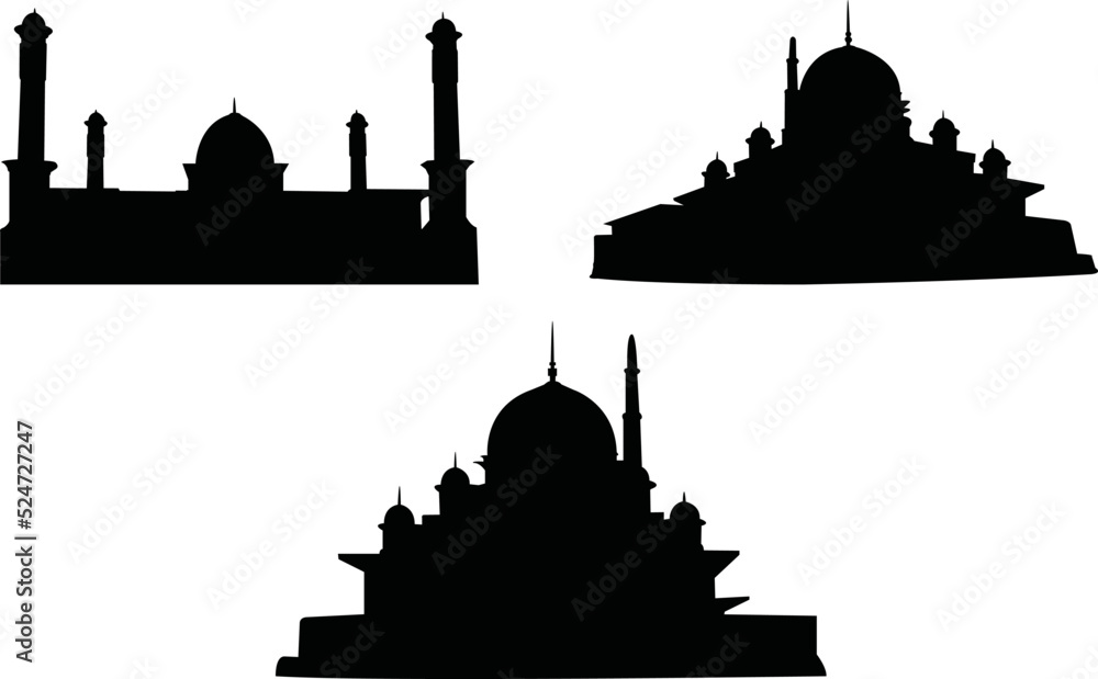 Mosquefront Vector Vector de Stock Mosques vector eps, Silhouette, Logo, Mosques vector ...