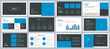 Powerpoint and keynote presentation slides design template. Elements of infographics for presentations templates. 