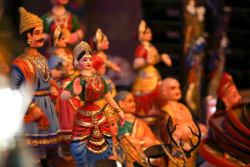 Wall Mural - Indian famous Thanjavur dancing dolls	
