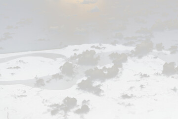 Wall Mural - Cloud in sky atmosphere from airplane, out of windows is cloudscape cumulus heaven and sky under Sun. View from above cloud is beautiful with abstract background climate weather at high level
