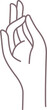 © dhtgstockphoto - aesthetic hand element beauty line art illustration