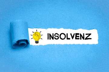 Wall Mural - Insolvenz