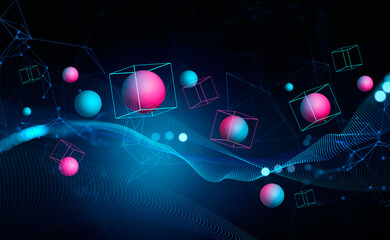 Data blocks and spheres in cyberspace, metaverse and virtual reality