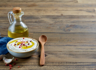 Sticker - bowl of sour cream or greek yogurt