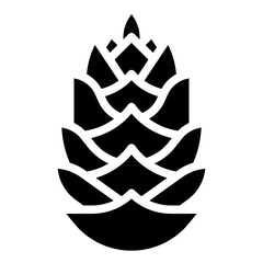 Wall Mural - PINE glyph icon