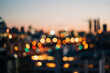 © ADDICTIVE STOCK - City with colorful bokeh effect at night