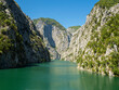 Koman lake in Albania