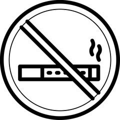 Poster - No Smoking Icon