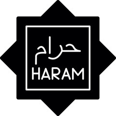 Sticker - Haram Icon