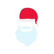© anuwat - Vintage Santa Claus beard design vector. Christmas party decorations