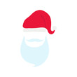 © anuwat - Vintage Santa Claus beard design vector. Christmas party decorations