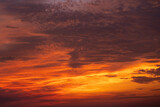 Fototapeta Desenie - red sunset sky