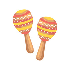 Sticker - maracas instrument musical