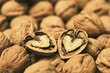 Heart shaped walnut
