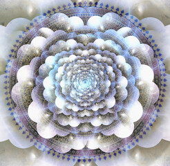 Wall Mural - mandala and multi-layered spaces