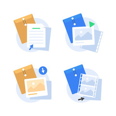 Wall Mural - document vector icon. illustration isolated for graphic and web design