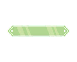 Sticker - green tag design