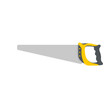 © anuwat - Hand tools vector. Saw with a zigzag blade for cutting wood.