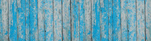 Weathered Blue Wooden Background Texture. Shabby Wood Teal Or Turquoise Blue Painted. Vintage Beach Wood Backdrop.