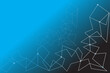 © Purnama - connected lines background with gradient blue