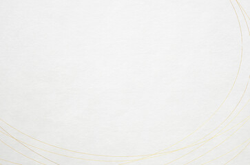 Wall Mural - White washi paper texture with classy gold thread pattern. Abstract graceful Japanese style background.	