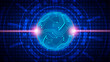 © prat - technology background with hi-tech digital