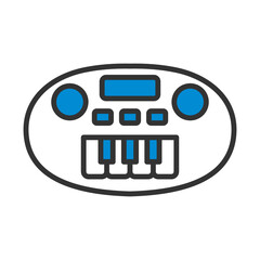 Wall Mural - Synthesizer Toy Icon