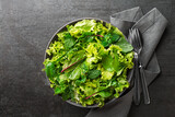 Fototapeta  - Green lettuce salad