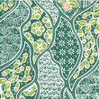 Trenggalek batik cloth with attractive decorative motifs in green color