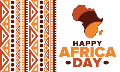 africa day. happy african freedom day and liberation day. celebrate annual on the african continent 