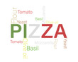 Pizza logo vector illustration